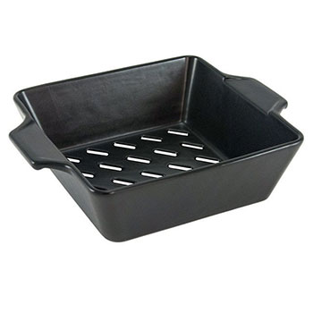 Charcoal companion Ceramic grilling wok