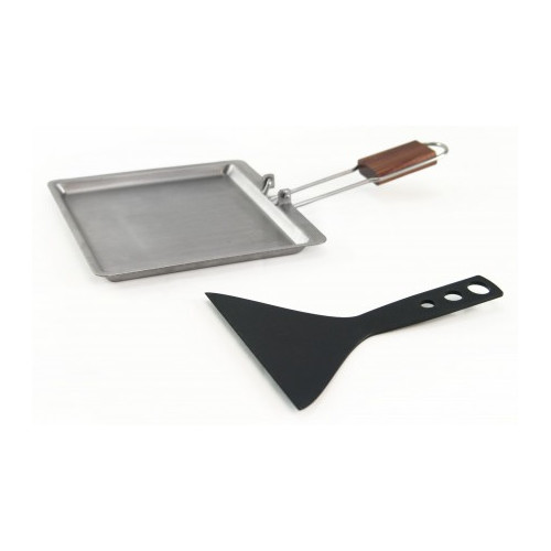 Charcoal Companion raclette pan met schraper
