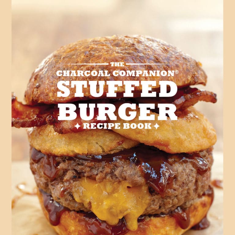 Charcoall Companion stuffed burger recipe book