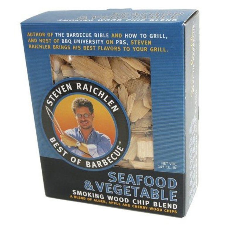 Steven Raichlen wood chips seafood vegetable
