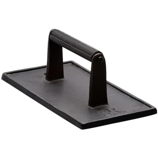 Cast Iron Reclangur Grill Press / 8.75"4.5"