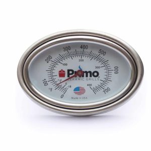 Primogrill Thermometer met rand Oval Xlarge + Jack Daniels