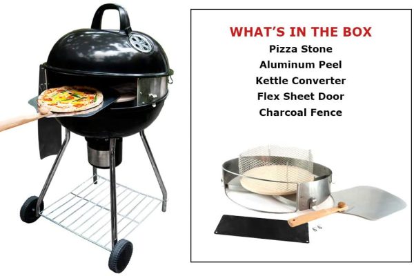 PizzaQue Pizza kit voor ketel en grills