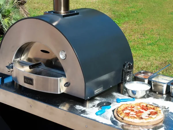 Alfa Forno Classico 2 Pizze - Grijs- Gas ( Hybride ) - Afbeelding 3