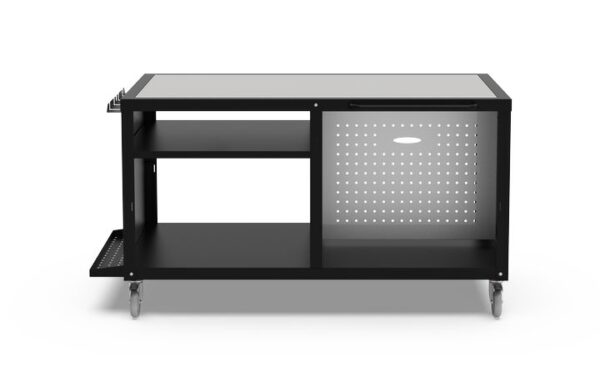 Alfa Forni cooking station 160 zwart met RVS blad - Afbeelding 2