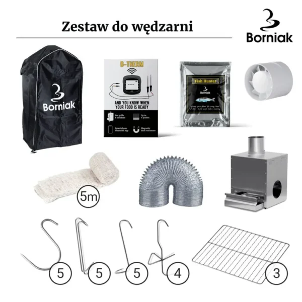 Borniak Set Smoker Stainless Steel ZZS-70