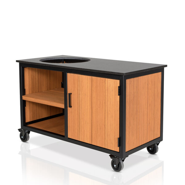 Fraaii Buitenkeuken Bamboo Teak Oil Storage - Afbeelding 3