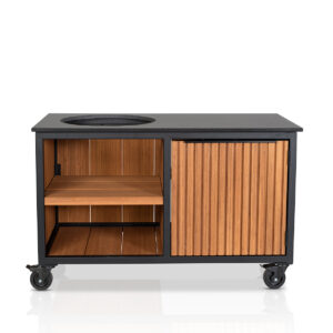 Fraaii Buitenkeuken Bamboo Teak Oil Rhombus Storage