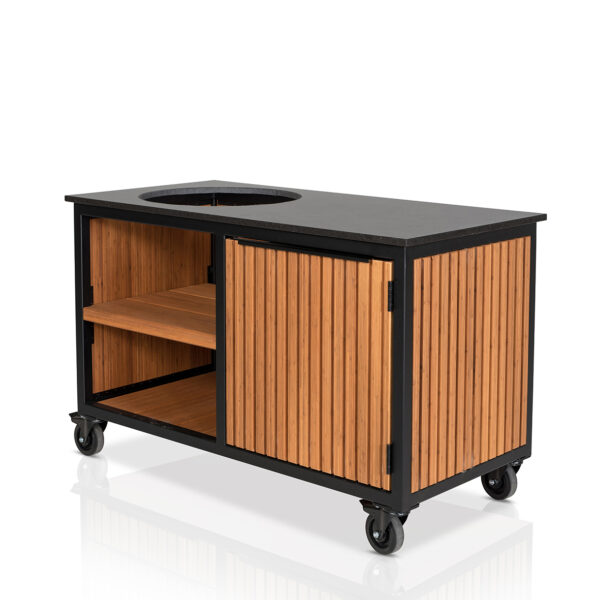 Fraaii Buitenkeuken Bamboo Teak Oil Rhombus Storage XL - Afbeelding 2