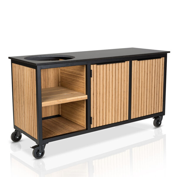 Fraaii Buitenkeuken Bamboo Natural Rhombus Inferno - Afbeelding 3