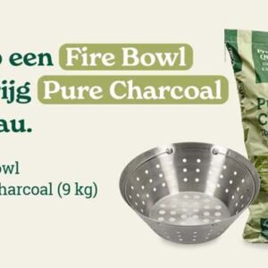 Big Green Egg XLarge Firebowl + Gratis Pure Charcoal 9KG