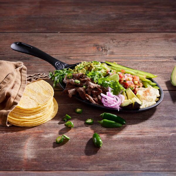Victoria Fajita Skillet 25 x 18 cm Dishwasher Safe - Afbeelding 2
