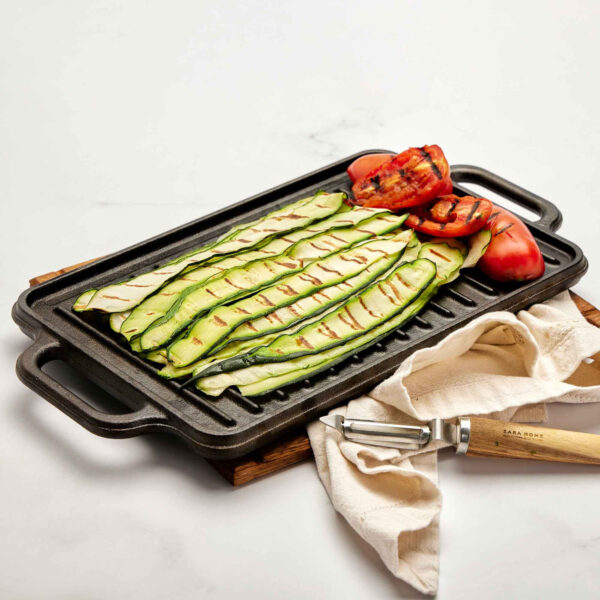 Victoria Rectangular Reversible Griddle 33x21Dishwasher Safe - Afbeelding 9