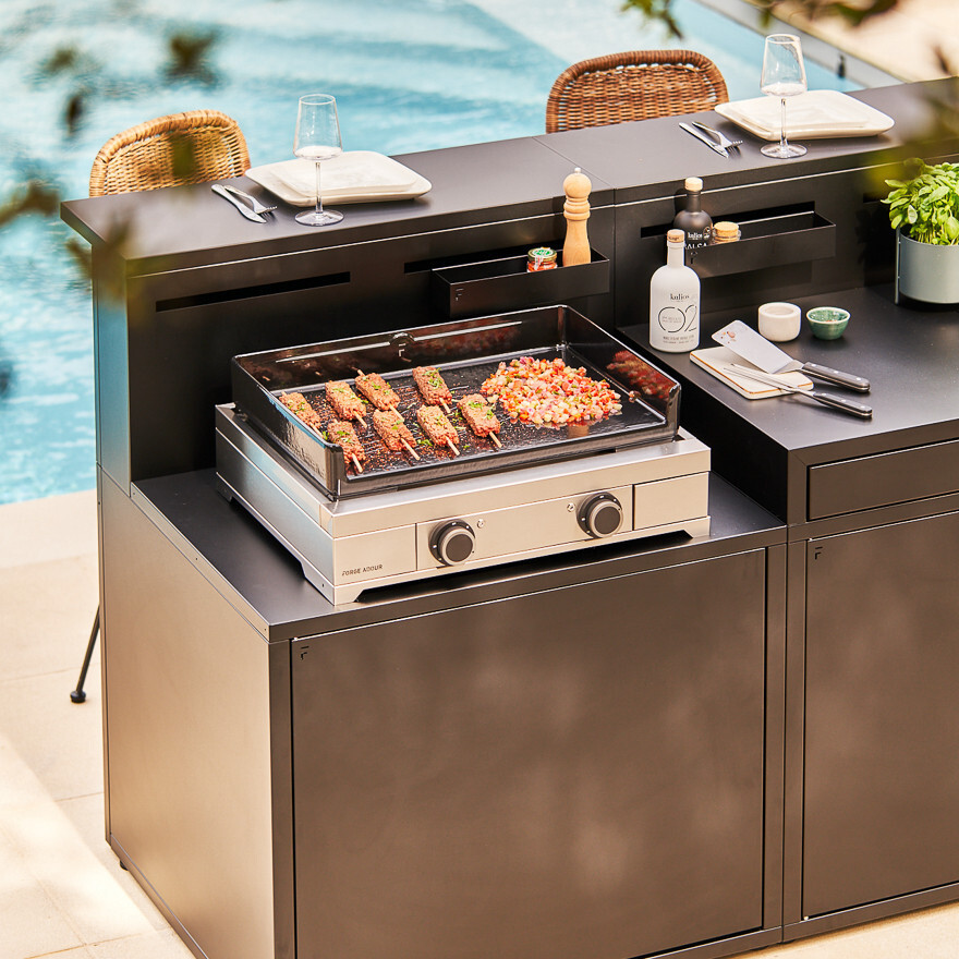 Forge Adour modern elektrisch 60 inox