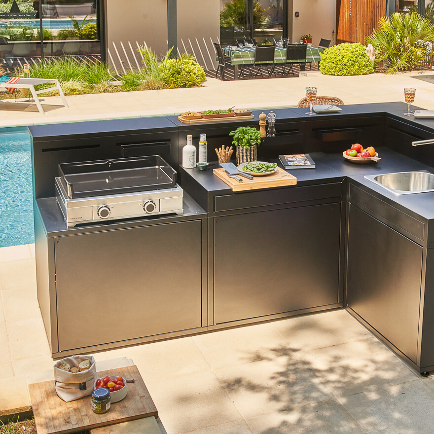 Forge Adour modern elektrisch 60 inox