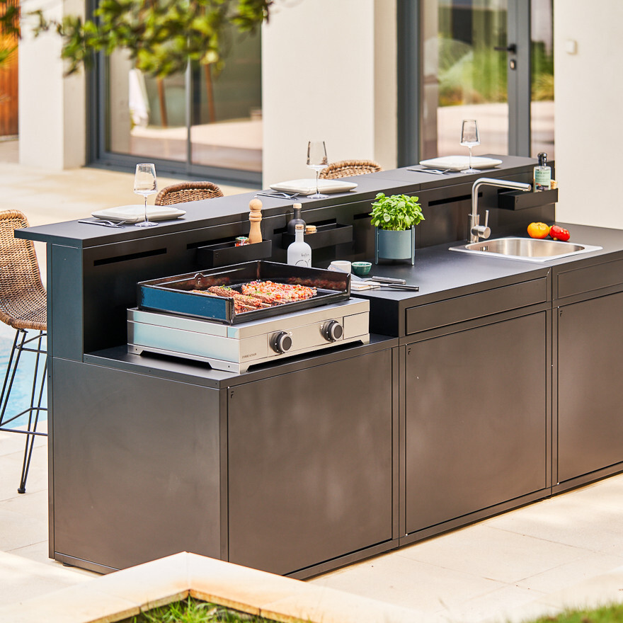 Forge Adour modern elektrisch 60 inox