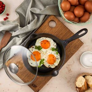 Victoria Glass Lid 20 cm With Stainless Steel Knob