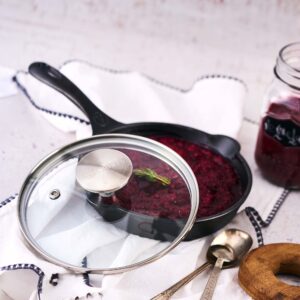 Victoria Glass Lid 16 cm With Stainless Steel Knob