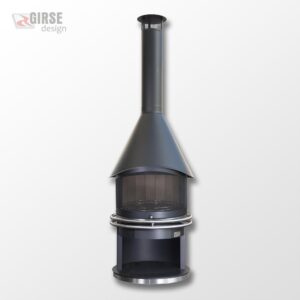 Buiten Haard Girse Design Vesuv Typ 2 Zwart  77cm doorsnee